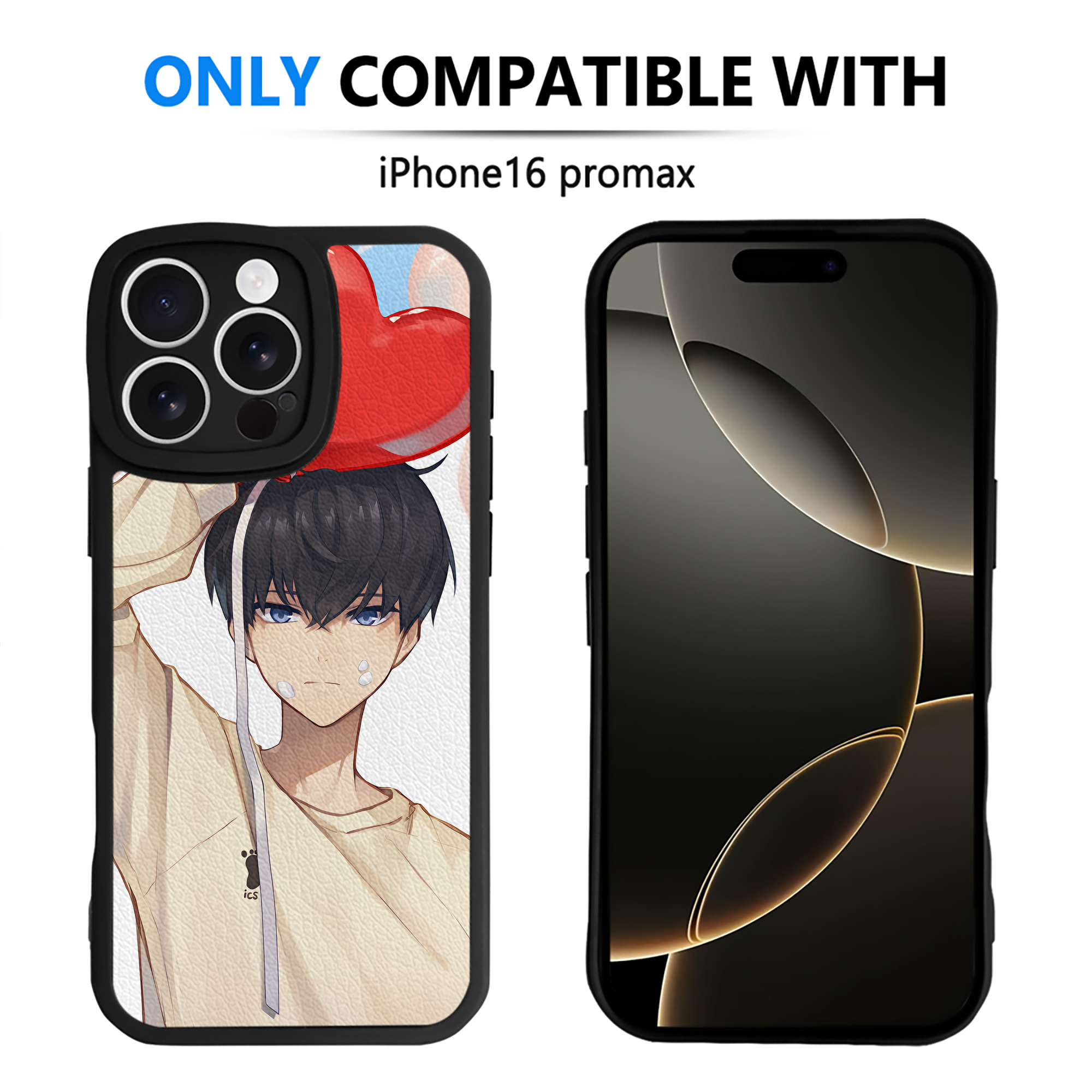 （画像用） ハイキュー!! Haikyu!! 【iPhone 16シリーズ対応】シリコンスマホケース（レザー調） 材質：シリコン